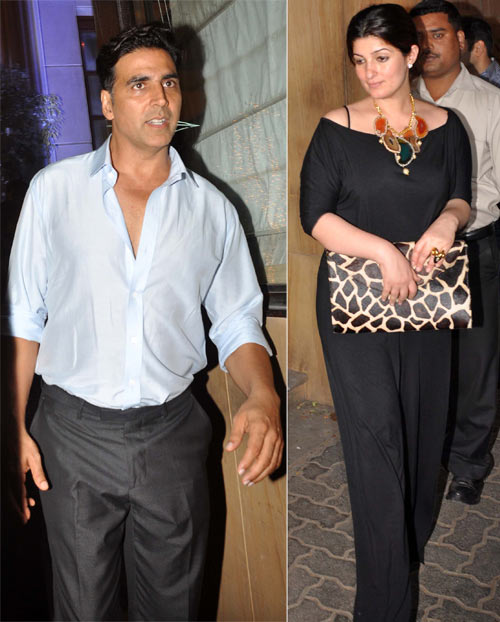 Akshay Kumar and Twinkle Khanna