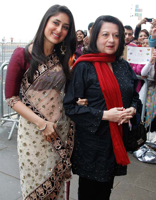 Kareena Kapoor with mother Babita