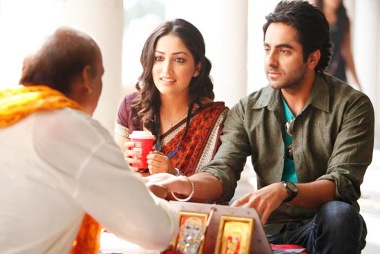 A scene from Vicky Donor