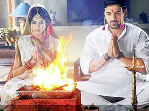 Genelia D'Souza and John Abraham in Force