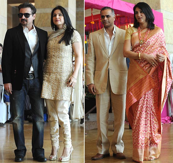 Sanjay and Maheep Kapoor, Owen Roncon and Priya Dutt