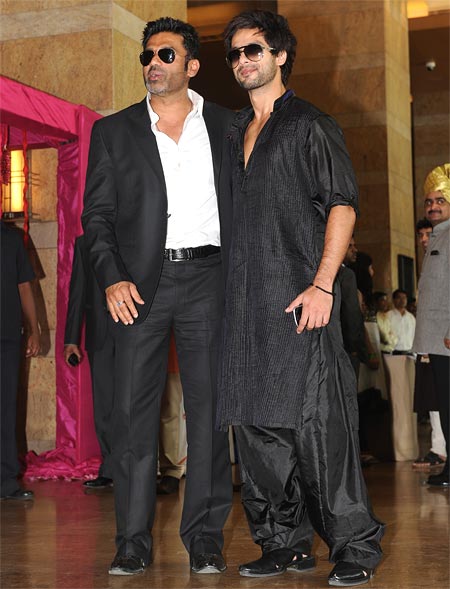 Suniel Shetty and Shahid Kapoor