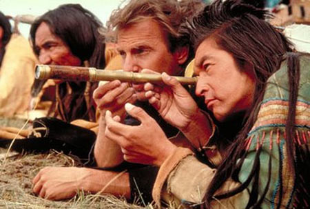 A scene from Dances With Wolves