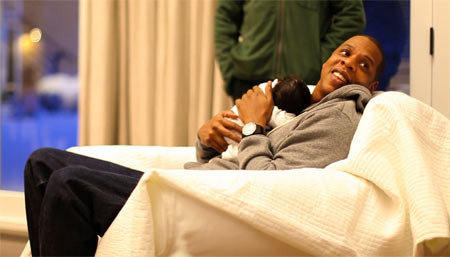 Jay-Z with Blue Ivy Carter