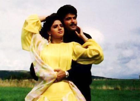 Sridevi and Anil Kapoor in Lamhe