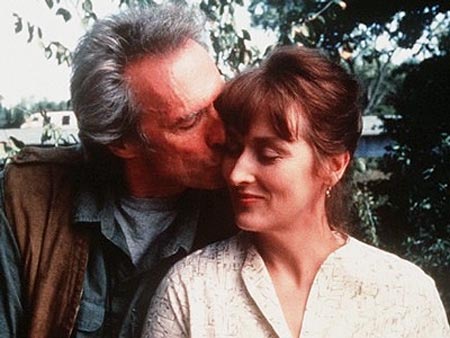 Clint Eastwood and Meryl Streep in The Bridges Of Madison County