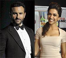 Saif Ali Khan and Deepika Padukone