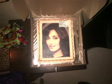 Jiah Khan's birthday cake
