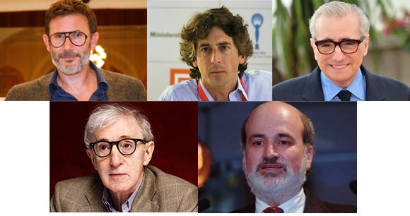 Michel Hazanavicius, Alexander Payne, Martin Scorsese, Woody Allen, Terrence Malick