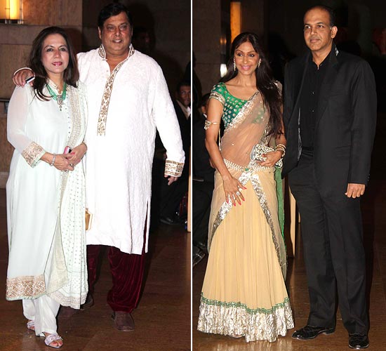 David Dhawan with wife Karuna, Ashutosh Gowariker with wife Sunita