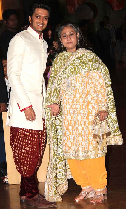 Riteish Deshmukh and Jaya Bachchan