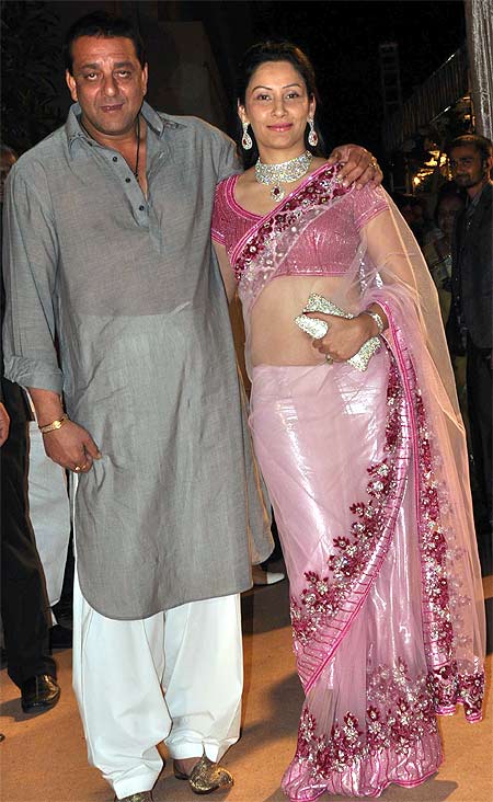 Sanjay and Maanyata Dutt