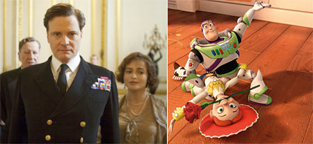 The King's Speech and Toy Story 3
