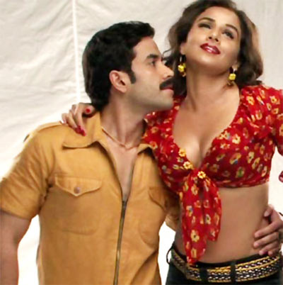 Tusshar Kapoor and Vidya Balan in The Dirty Picture