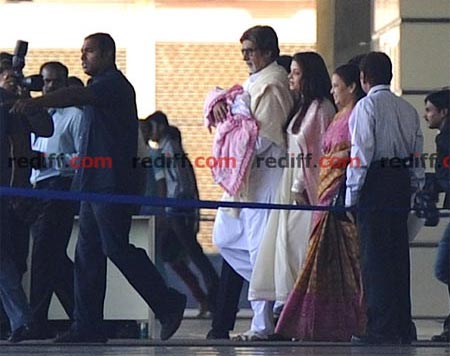 Aishwarya Rai Bachchan and Amitabh Bachchan