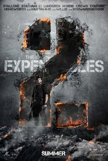 Movie poster of The Expendables 2