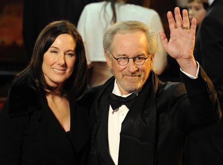 Kathleen Kennedy and Steven Spielberg