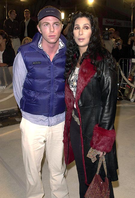 Cher with son Elijah Blue