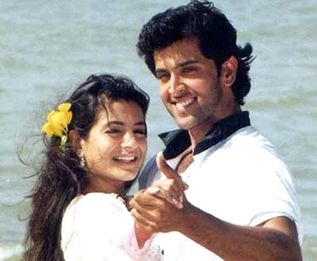 Ameesha Patel and Hrithik Roshan in Kaho Na... Pyar Hai