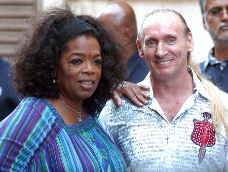 Oprah Winfrey and Greogory Roberts 