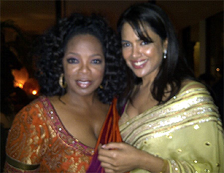 Oprah Winfrey and Sameera Reddy
