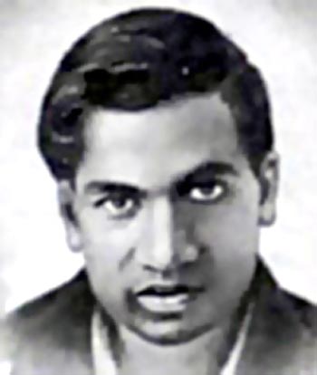 Picture of Srinivasa Ramanujan