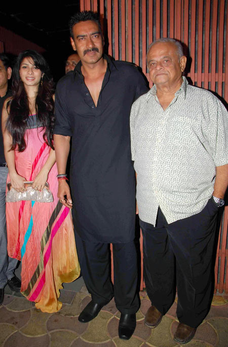 Tanisha, Ajay Devgn and Robin Bhatt