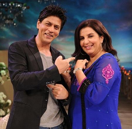 Shah Rukh Khan and Farah Khan