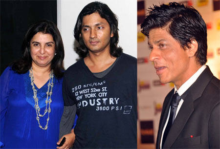 Farah Khan, Shirish Kunder and Shah Rukh Khan