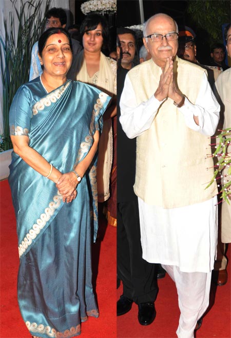 Sushma Swaraj and LK Advani