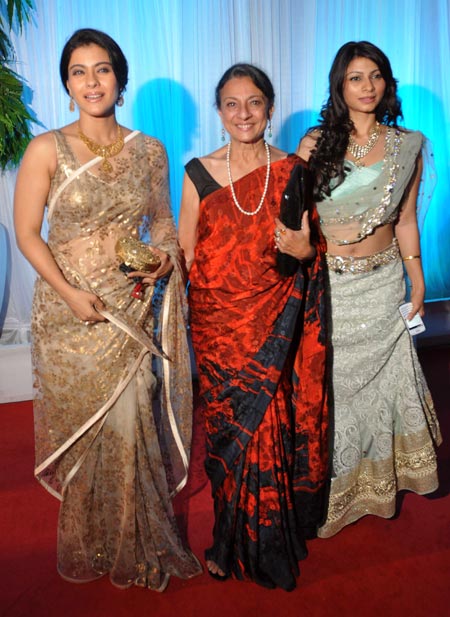 Kajol, Tanuja and Tanisha