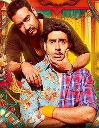 Ajay Devgn and Abhishek Bachchan in Bol Bachchan