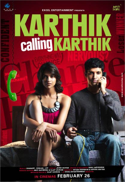 Movie poster of Karthik Calling Karthik