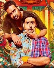 Ajay Devgn and Abhishek Bachchan in Bol Bachchan