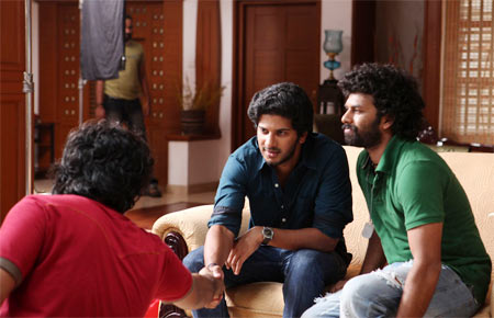 Sunny Wayne with Dulquer Salman in Second Show