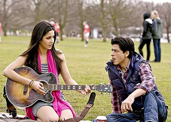 Katrina Kaif and Shah Rukh Khan in the untitled Yash Raj film