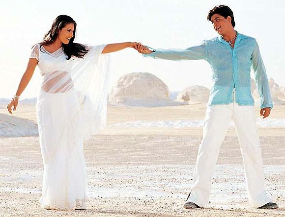 Kajol and Shah Rukh Khan in Kabhi Khushi Kabhie Gham