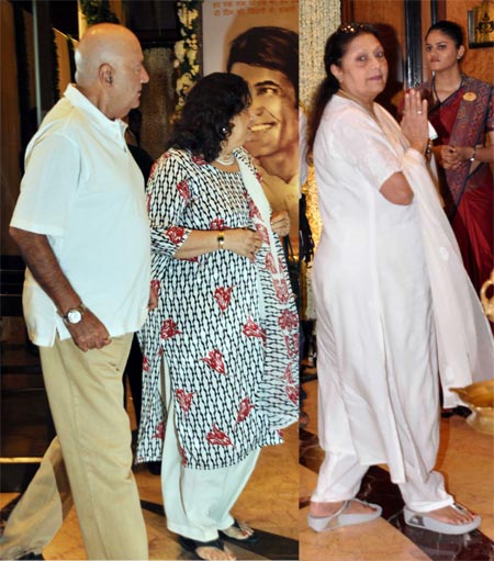 Prem Chopra, his wife and Bindu