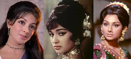 Zaheera, Asha Parekh and Sharmila Tagore