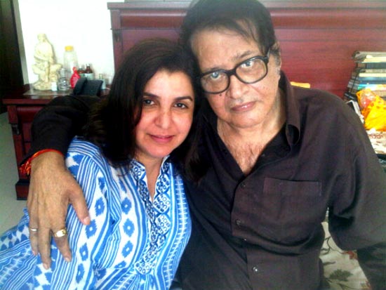 Farah Khan and Manoj Kumar