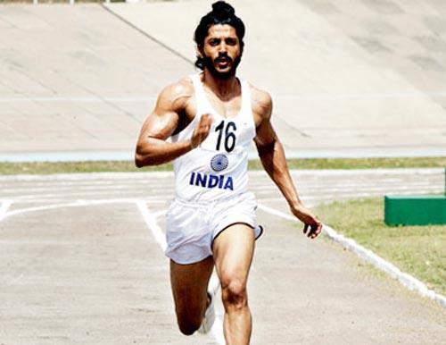 Farhan Akhtar as Milkha Singh in Bhaag Milkha Bhaag