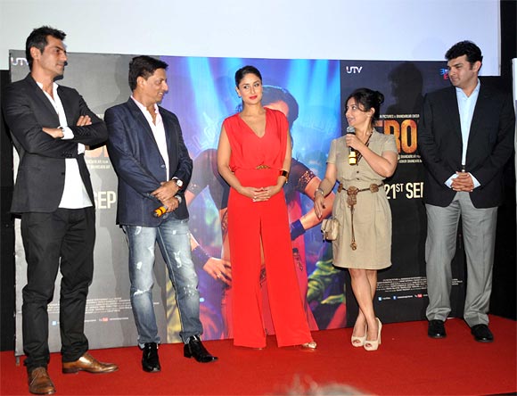 Arjun Kapoor, Madhur Bhandarkar, Kareena Kapoor, Divya Dutta and Siddharth Roy Kapoor