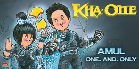 Amul's Ra.One poster