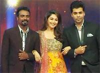 Remo, Madhuri Dixit and Karan Johar