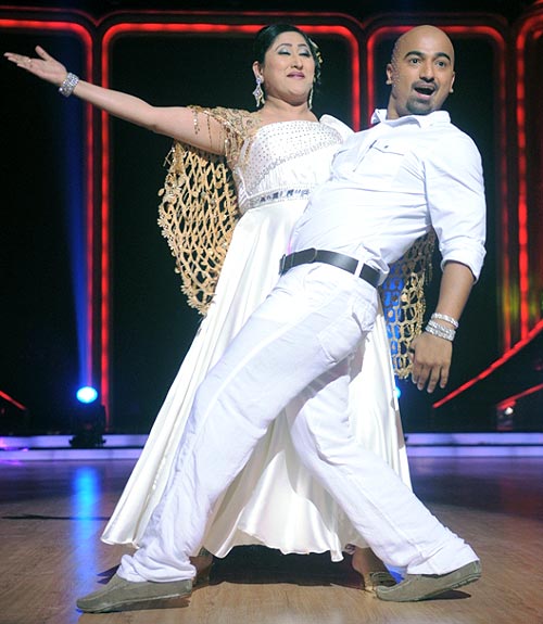 Jayati Bhatia with choreographer Diwakar