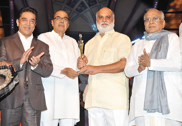 Kamal Haasan, D Ramanaidu, K Raghavendra Rao and Nageshwar Rao
