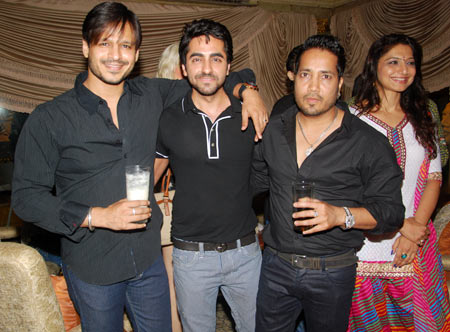 Vivek Oberoi, Ayushman Khurana and Mika Singh