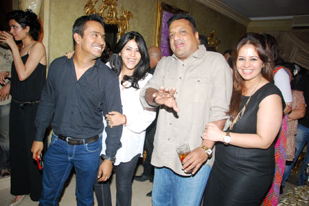 Mushtaq Shaikh, Ekta Kapoor, Sanjay Gupta and Kiran Bawa