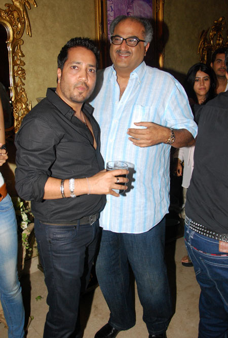 Boney Kapoor and Mika Singh