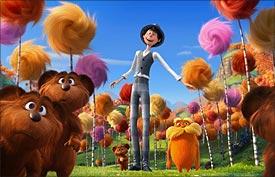 A scene from The Lorax